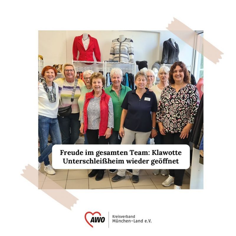 Team der Klawotte Unterschleißheim