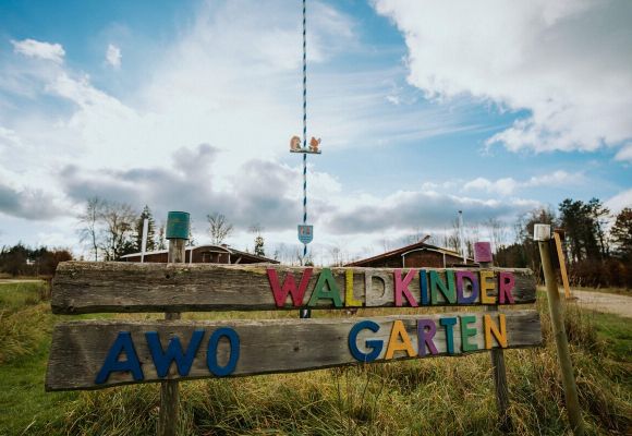Schild AWO Waldkindergarten