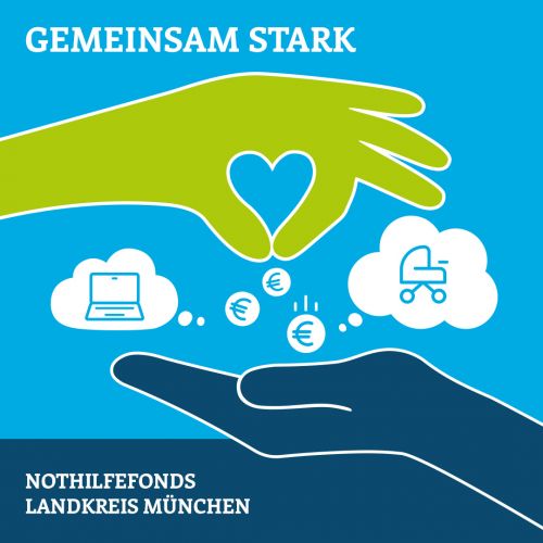 zwei Hände, eine gibt. Symbolbild für Spende