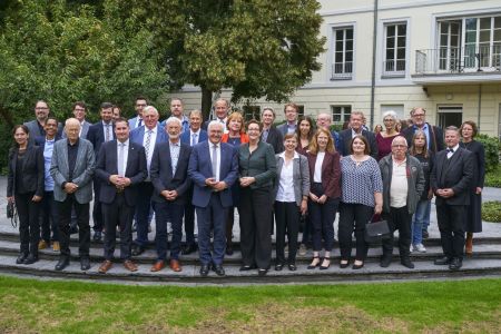 Stefan Wallner, Leiter der AWO Wohnungsnotfallhilfe, zu Gast beim Bundespräsidenten
