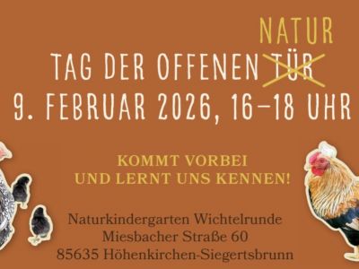 Naturkindergarten Wichtelrunde: Tag der offenen Tür am 9. Februar