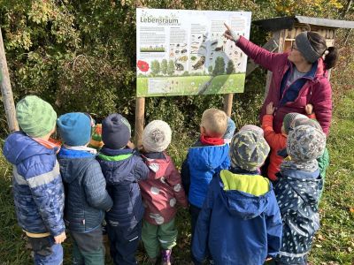 Die Wurzelzwerge übernehmen eine Blühpatenschaft