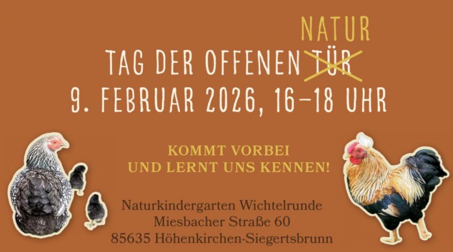 Naturkindergarten Wichtelrunde: Tag der offenen Tür am 9. Februar