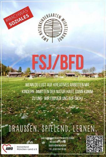 Naturkindergarten sucht Freiwillige (m/w/d) FSJ / BFD