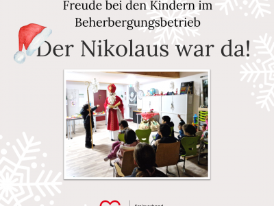 Freude im Beherbergungsbetrieb: Der Nikolaus war da