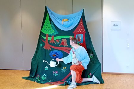 Besuch beim Puppentheater