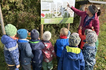 Die Wurzelzwerge übernehmen eine Blühpatenschaft