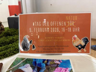 Naturkindergarten Wichtelrunde in HöSi präsentiert sich bei Infoveranstaltung