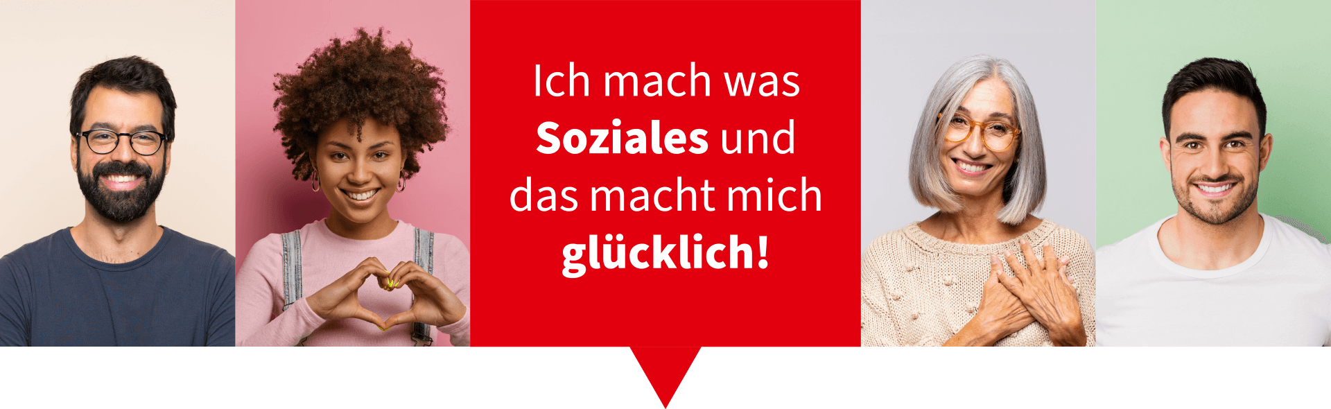 Ich mach was Soziales und das mach mich glücklich!