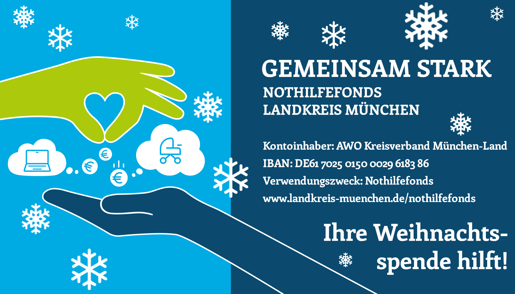 Nothilfefonds Weihnachtsanzeige