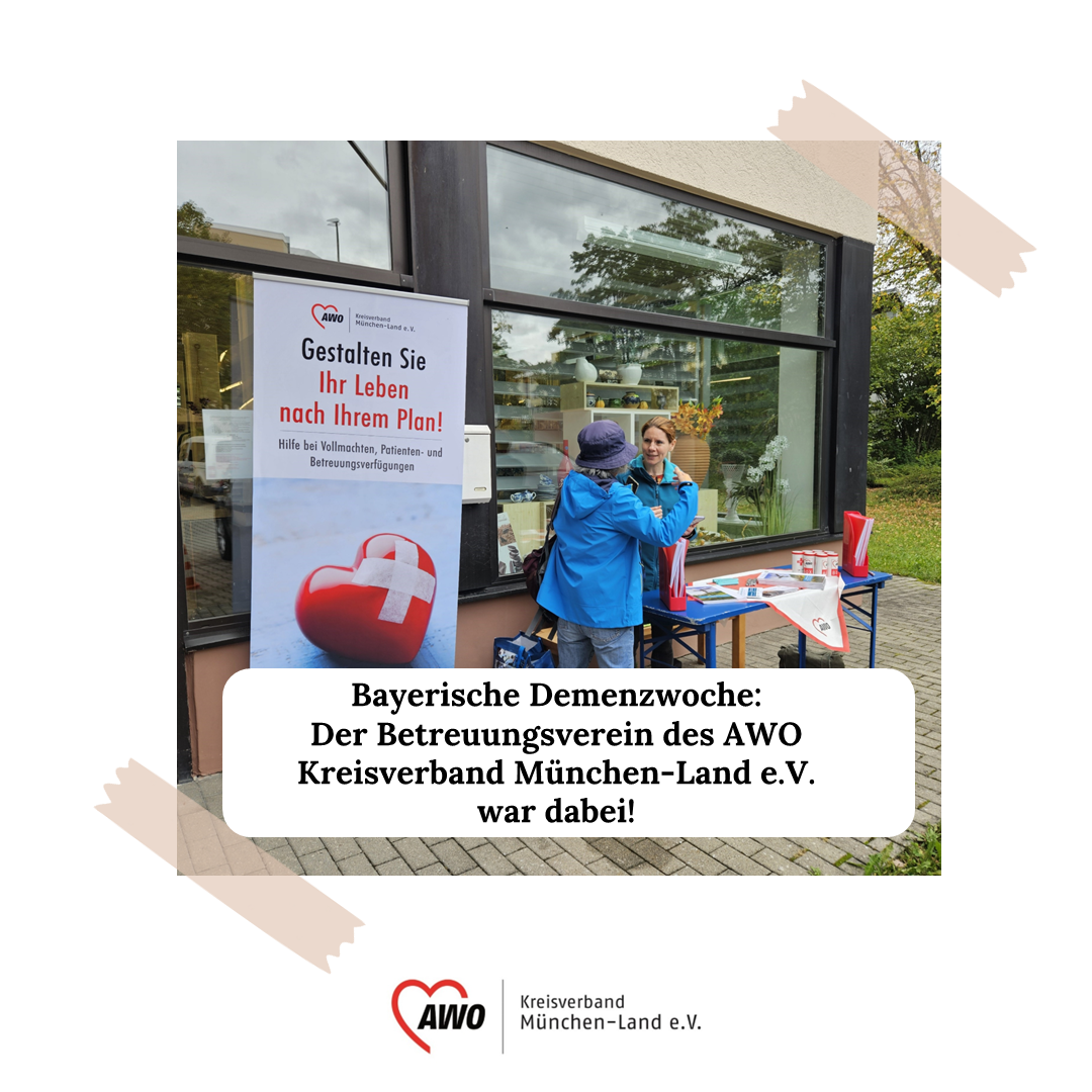 Der Stand des Betreuungsvereins vor der Klawotte