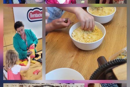 Gänseliesl: Auf die Nudel fertig los – Nudelwerkbesuch mit den Vorschulkindern