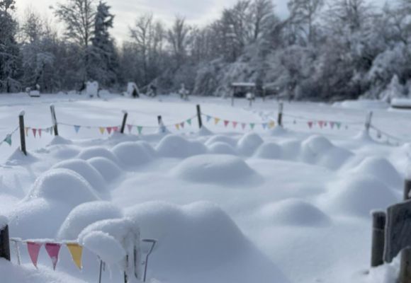 Wichtelrunde-Gelände mit Schnee