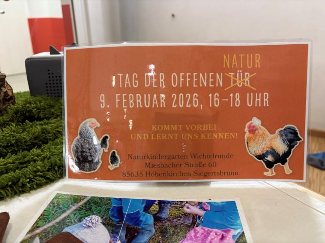 Naturkindergarten Wichtelrunde in HöSi präsentiert sich bei Infoveranstaltung