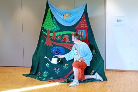 Besuch beim Puppentheater