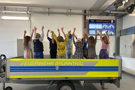 Vorschulabschied der Wurzelzwerge, ein Fest, das fast ins Wasser fiel