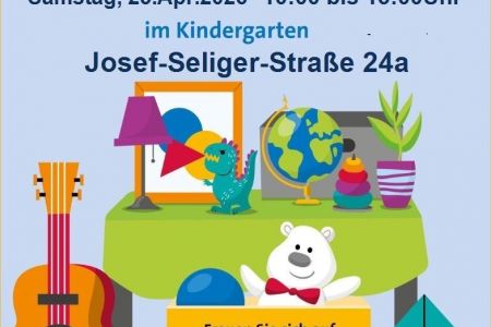 25. April: Kommt vorbei zum Flohmarkt im Integrativen Kinderhaus „Hand in Hand“!