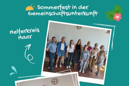 Sommerfest in der Gemeinschaftsunterkunft
