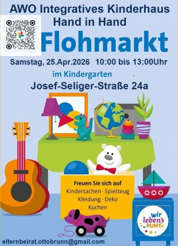 25. April: Kommt vorbei zum Flohmarkt im Integrativen Kinderhaus „Hand in Hand“!