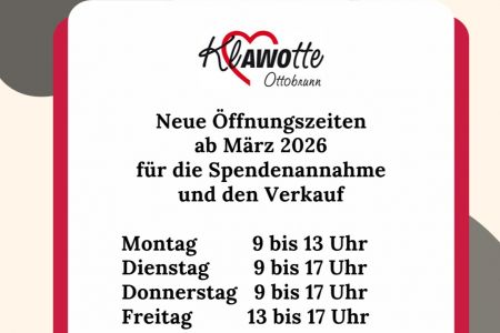 Klawotte Ottobrunn: Neue Öffnungszeiten