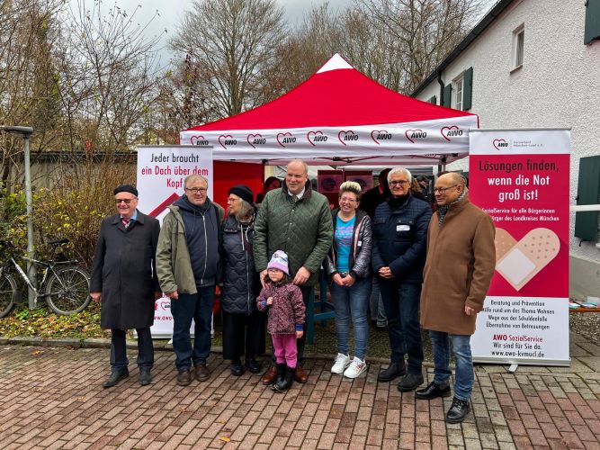 15 Jahre AWO Wohnungslosenberatung: Feierliche Suppenküche in der Planegger Obdachlosenunterkunft