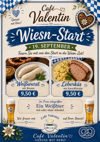 Wiesnstart im Café Valentin