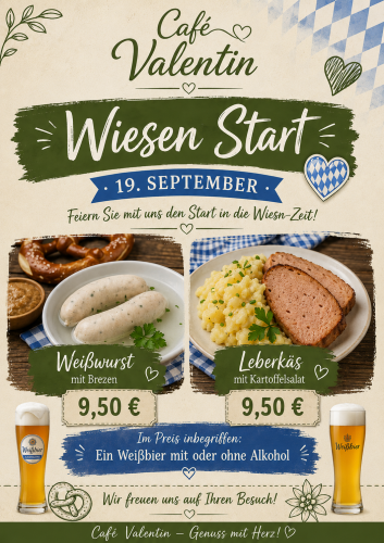 Wiesnstart im Café Valentin