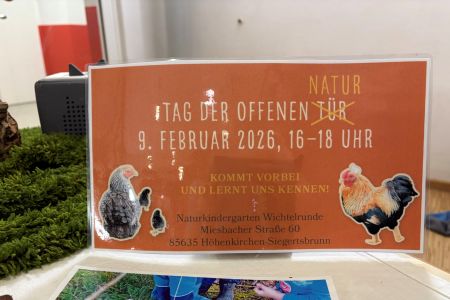 Naturkindergarten Wichtelrunde in HöSi präsentiert sich bei Infoveranstaltung