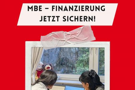 Aktionswoche MBE – Finanzierung jetzt sichern!