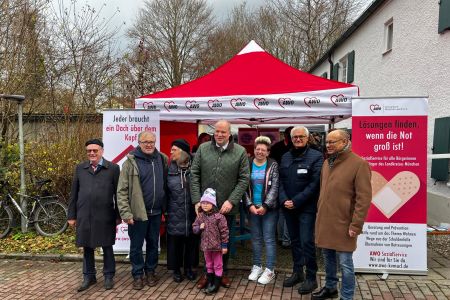 15 Jahre AWO Wohnungslosenberatung: Feierliche Suppenküche in der Planegger Obdachlosenunterkunft