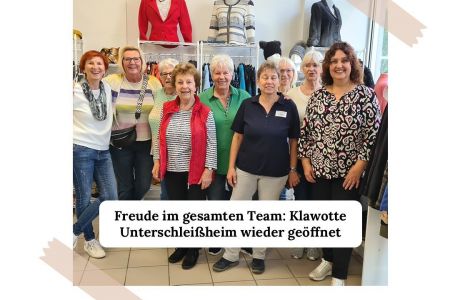 Wiedereröffnung der Klawotte Unterschleißheim